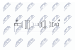 Arbre de transmission NTY NPW-RE-031