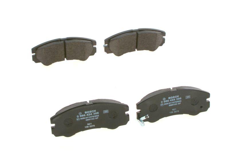 Kit de plaquettes de frein, frein à disque BOSCH 0 986 424 366