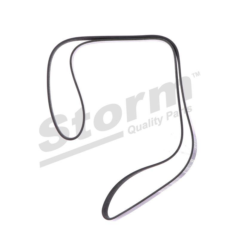 Courroie trapézoïdale à nervures STORM QUALITY PARTS STO6PK1792