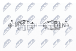 Arbre de transmission NTY NPW-BM-020