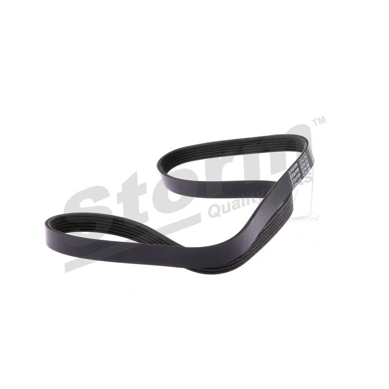 Courroie trapézoïdale à nervures STORM QUALITY PARTS STO6PK1438