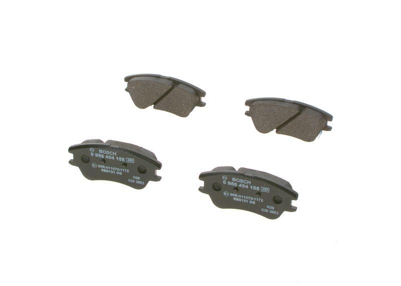 Kit de plaquettes de frein, frein à disque BOSCH 0 986 494 155