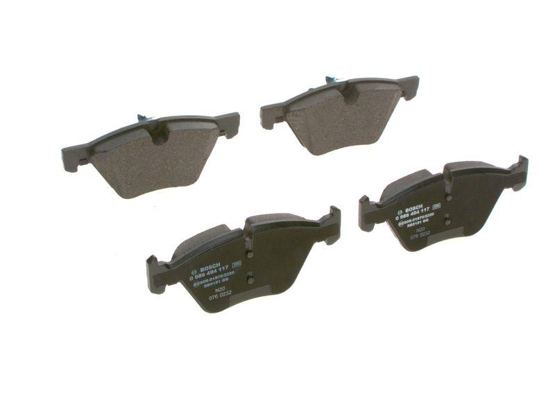 Kit de plaquettes de frein, frein à disque BOSCH 0 986 494 117