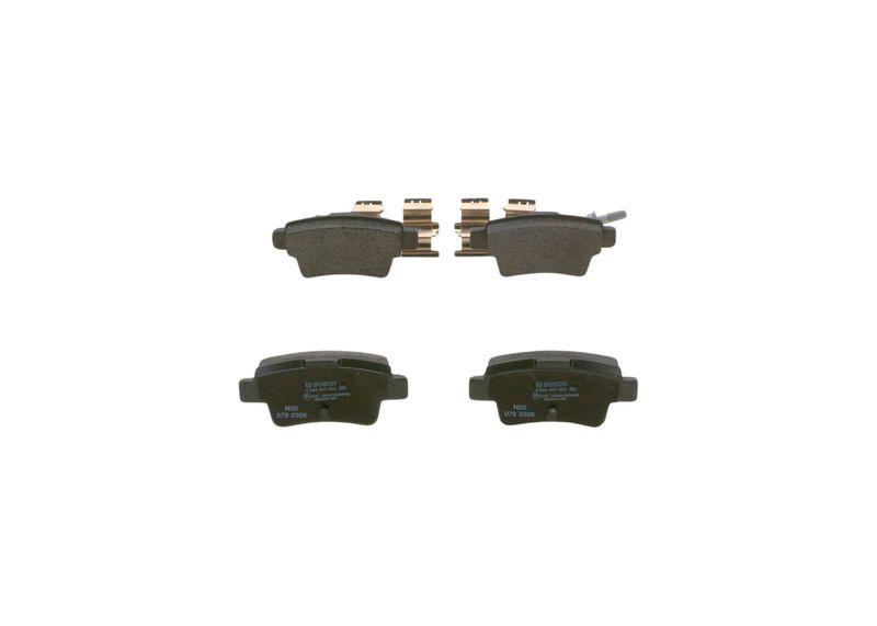 Kit de plaquettes de frein, frein à disque BOSCH 0 986 494 222