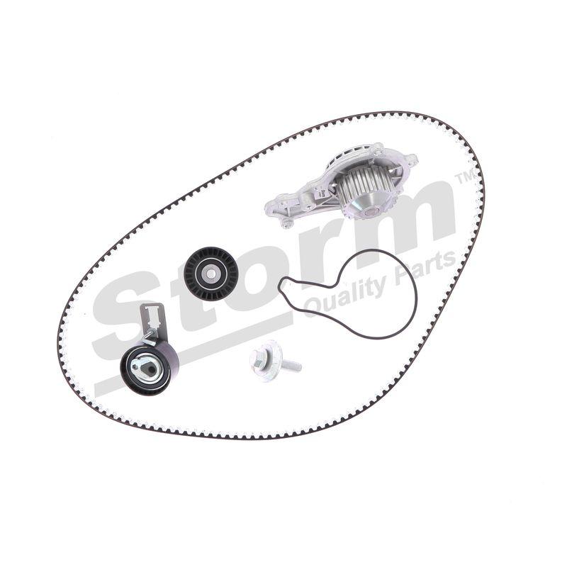 Pompe à eau + kit de courroie crantée STORM QUALITY PARTS 904546KP