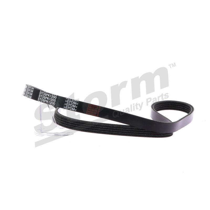 Courroie trapézoïdale à nervures STORM QUALITY PARTS STO5PK1200