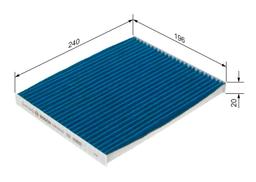 Filtre, air de l'habitacle BOSCH 0986628572