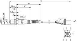 Sonde lambda BOSCH 0 258 017 025