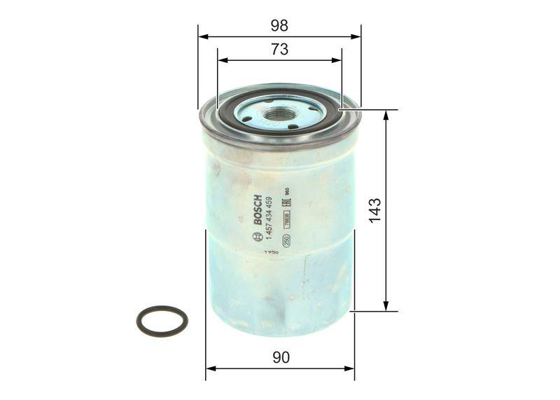 Filtre à carburant BOSCH 1 457 434 459