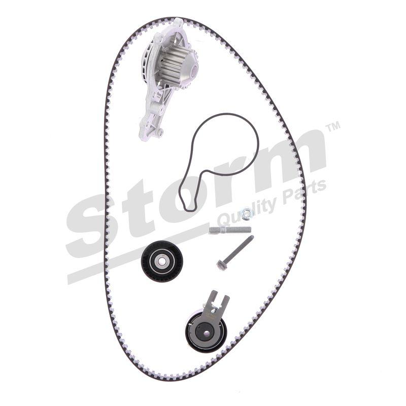 Pompe à eau + kit de courroie crantée STORM QUALITY PARTS 904487KP