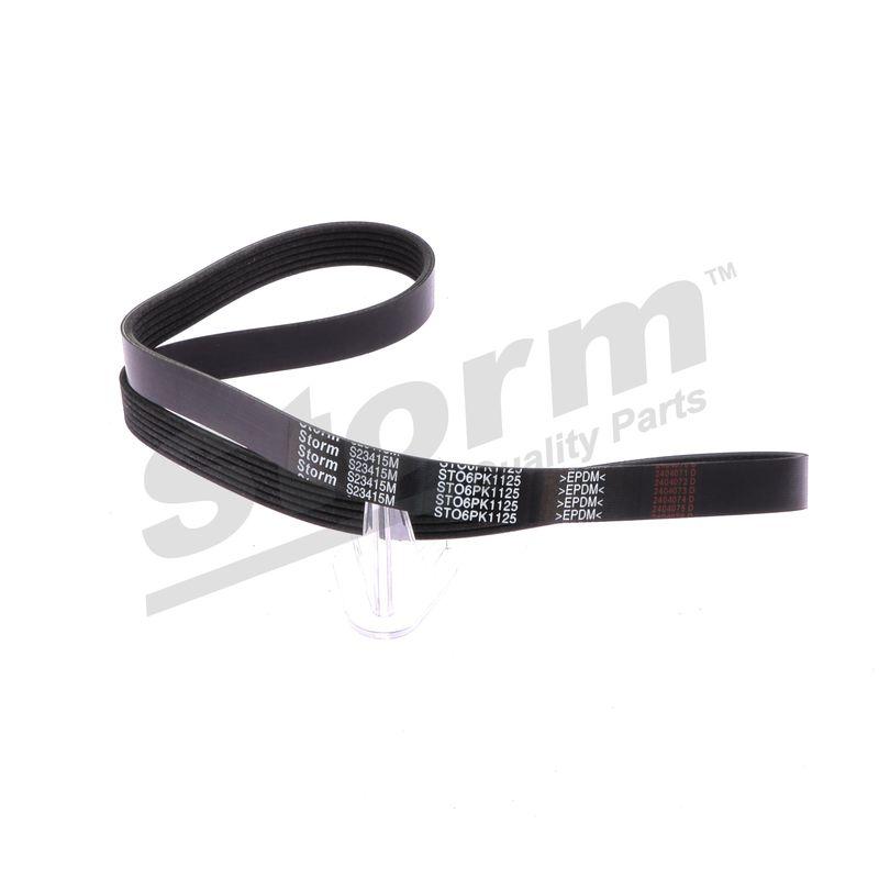 Courroie trapézoïdale à nervures STORM QUALITY PARTS STO6PK1125