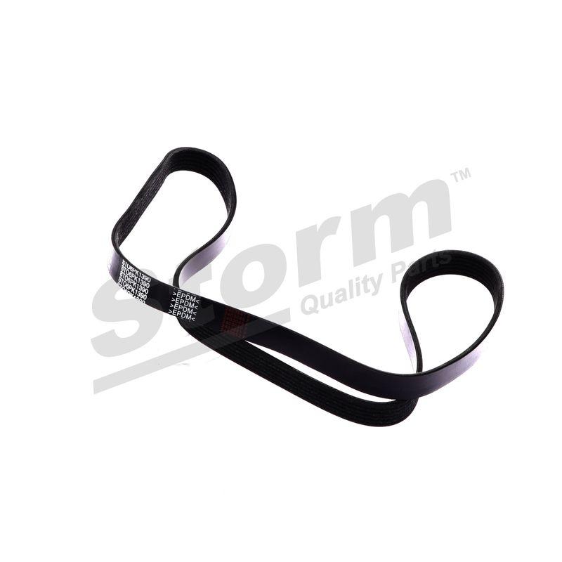 Courroie trapézoïdale à nervures STORM QUALITY PARTS STO6PK1390