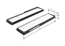 Filtre, air de l'habitacle BOSCH 1987432051