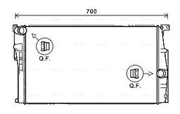 Radiateur, refroidissement du moteur AVA QUALITY COOLING BW2455