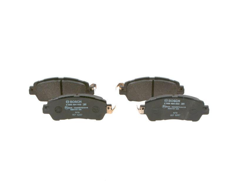 Kit de plaquettes de frein, frein à disque BOSCH 0 986 494 832