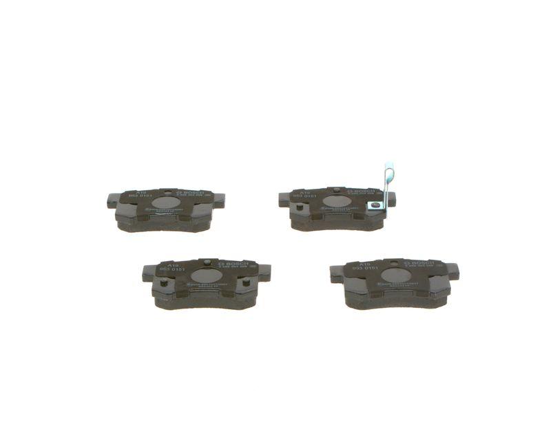 Kit de plaquettes de frein, frein à disque BOSCH 0 986 494 358