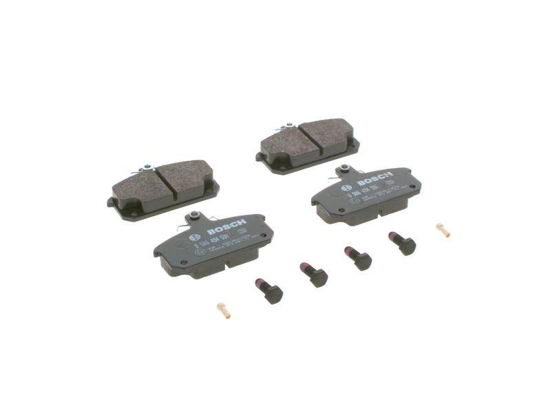 Kit de plaquettes de frein, frein à disque BOSCH 0 986 494 531