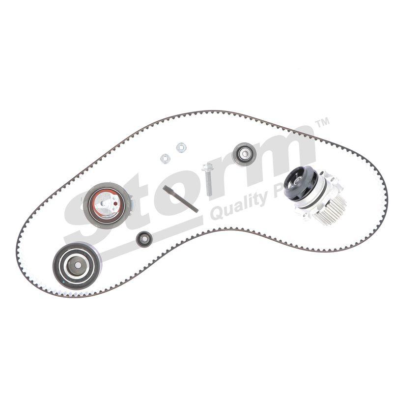 Pompe à eau + kit de courroie crantée STORM QUALITY PARTS 5550791KP