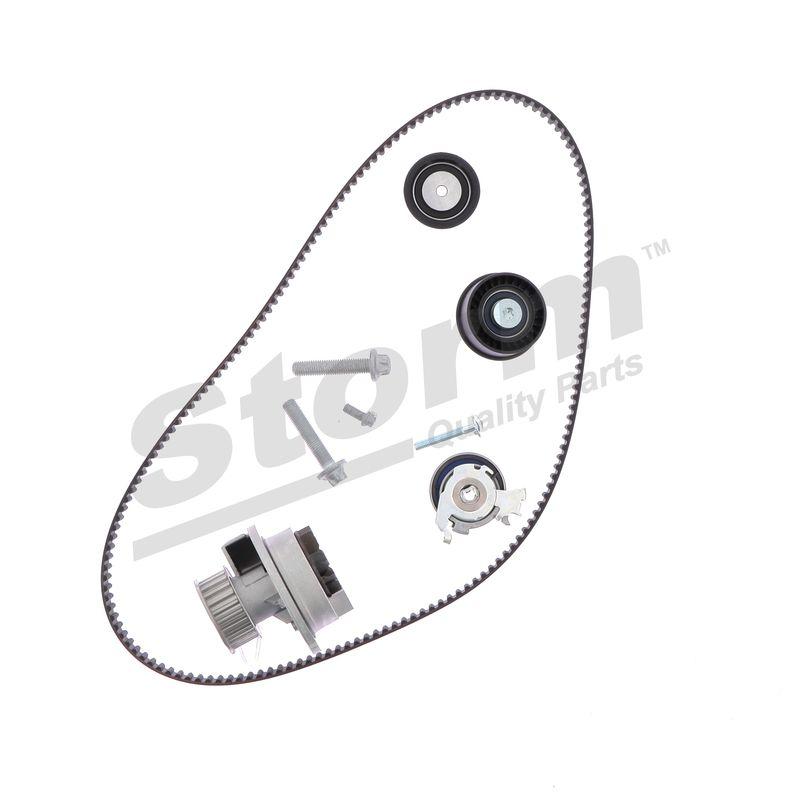 Pompe à eau + kit de courroie crantée STORM QUALITY PARTS 904388KP