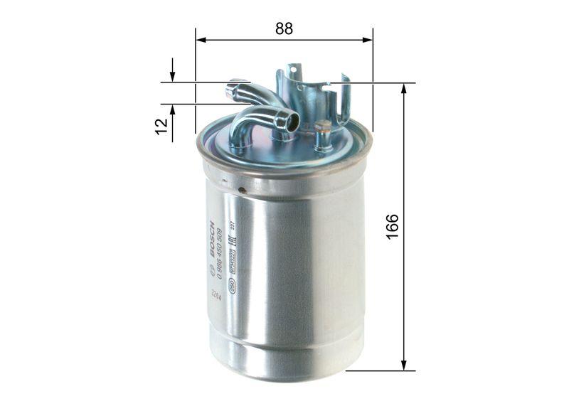 Filtre à carburant BOSCH 0986450509