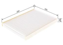 Filtre, air de l'habitacle BOSCH 1 987 432 012