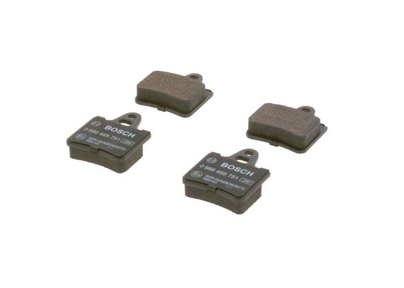 Kit de plaquettes de frein, frein à disque BOSCH 0 986 465 751