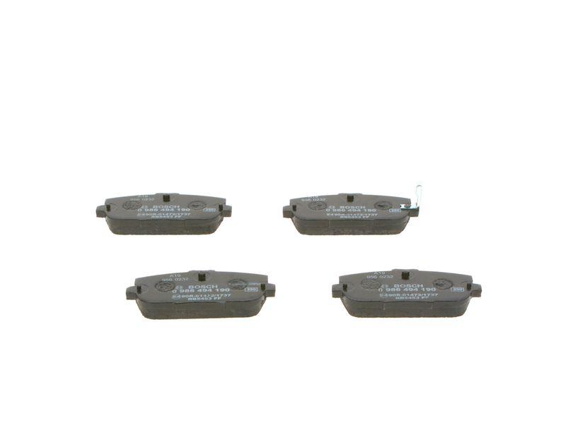 Kit de plaquettes de frein, frein à disque BOSCH 0 986 494 190