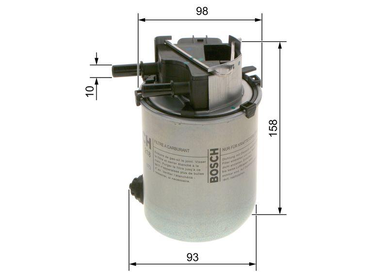 Filtre à carburant BOSCH F 026 402 218