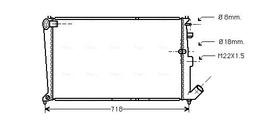 Radiateur, refroidissement du moteur AVA QUALITY COOLING CNA2010