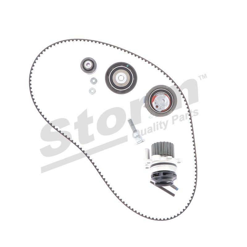 Pompe à eau + kit de courroie crantée STORM QUALITY PARTS 5550732KP