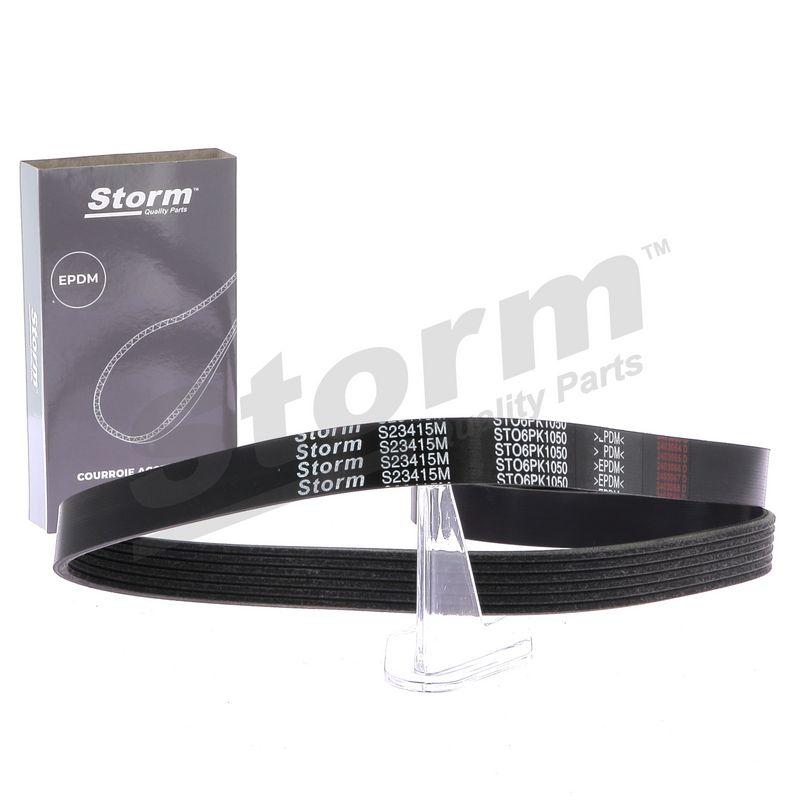 Courroie trapézoïdale à nervures STORM QUALITY PARTS STO6PK1050