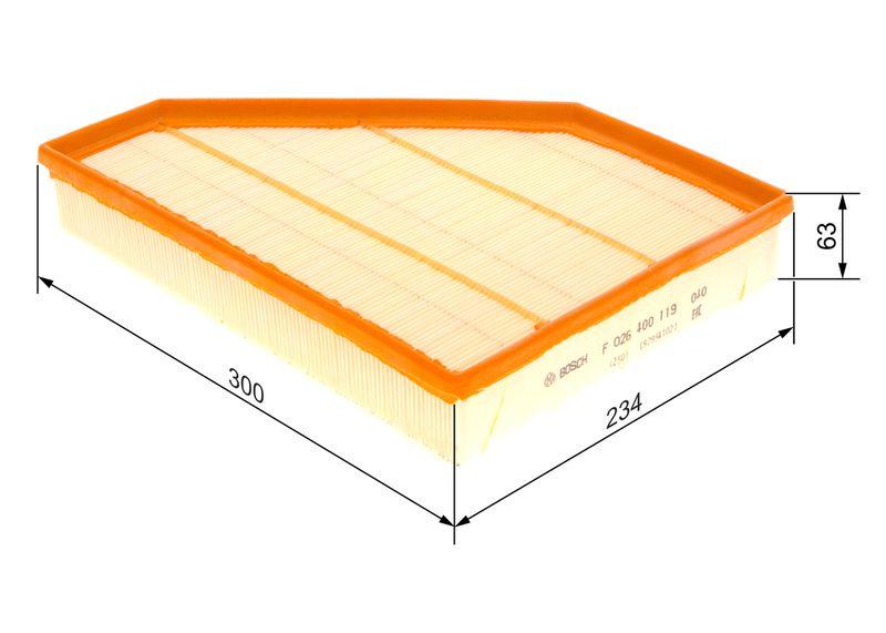 Filtre à air BOSCH F 026 400 119