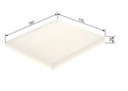 Filtre, air de l'habitacle BOSCH 1 987 435 096