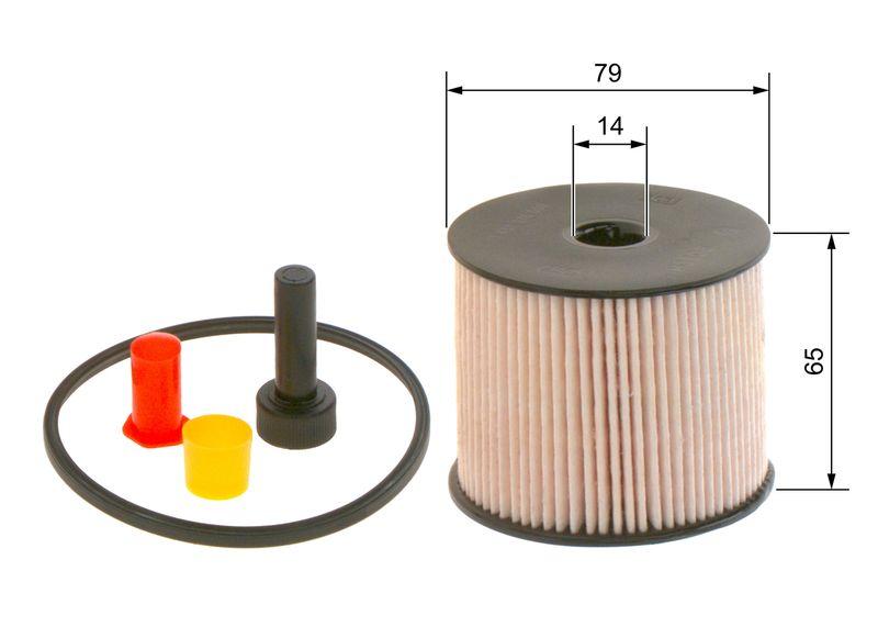 Filtre à carburant BOSCH 1 457 070 000