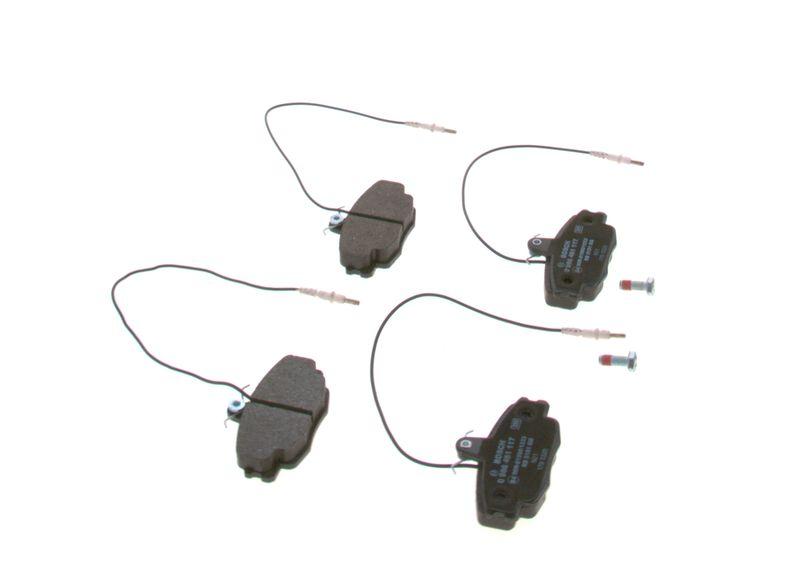 Kit de plaquettes de frein, frein à disque BOSCH 0 986 461 117