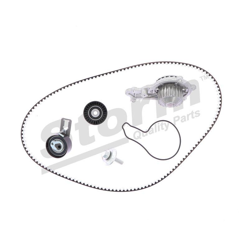 Pompe à eau + kit de courroie crantée STORM QUALITY PARTS 904546KP