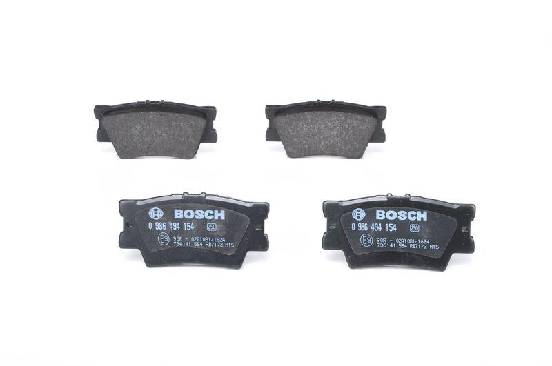 Kit de plaquettes de frein, frein à disque BOSCH 0986494154