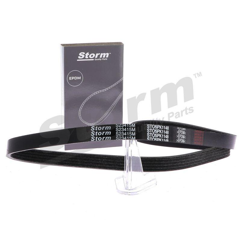 Courroie trapézoïdale à nervures STORM QUALITY PARTS STO5PK1148