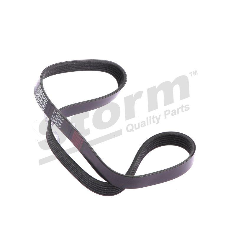 Courroie trapézoïdale à nervures STORM QUALITY PARTS STO6PK1050