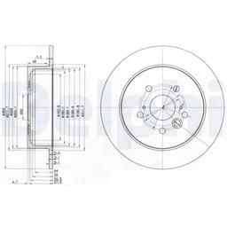 Disque de frein DELPHI BG3691