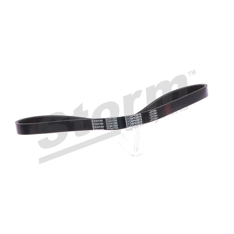 Courroie trapézoïdale à nervures STORM QUALITY PARTS STO6PK0975