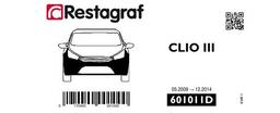 Kit de clip de fixation, carrosserie RESTAGRAF 601011D