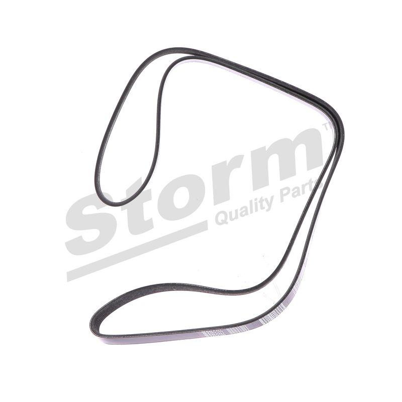 Courroie trapézoïdale à nervures STORM QUALITY PARTS STO6PK1713