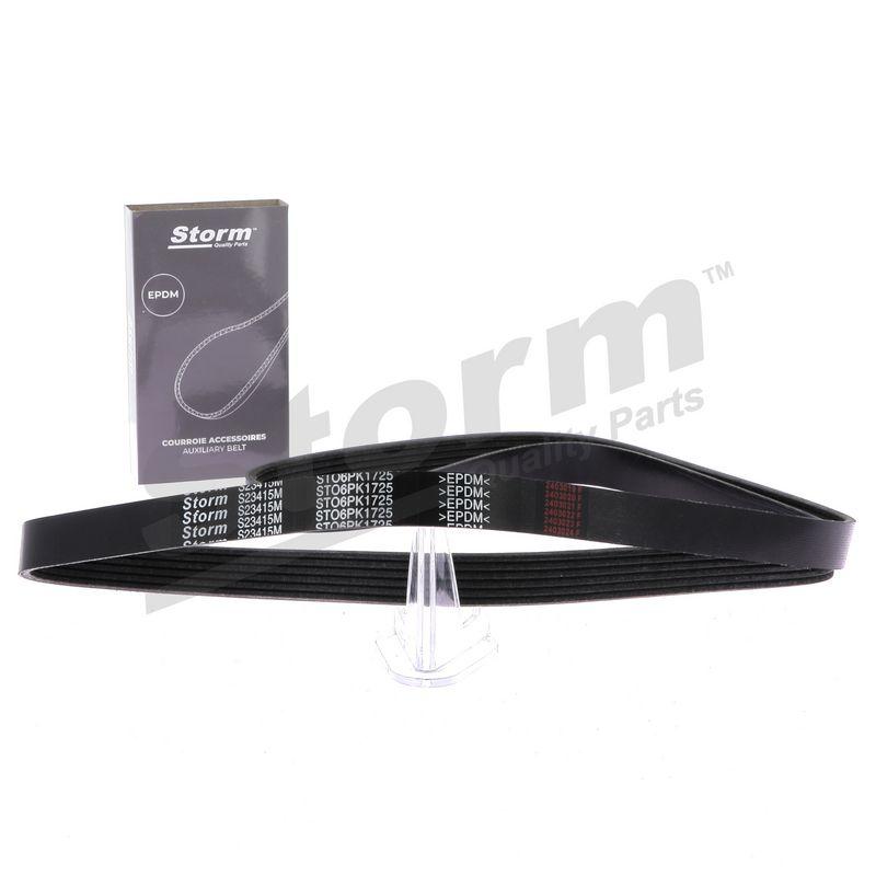 Courroie trapézoïdale à nervures STORM QUALITY PARTS STO6PK1725