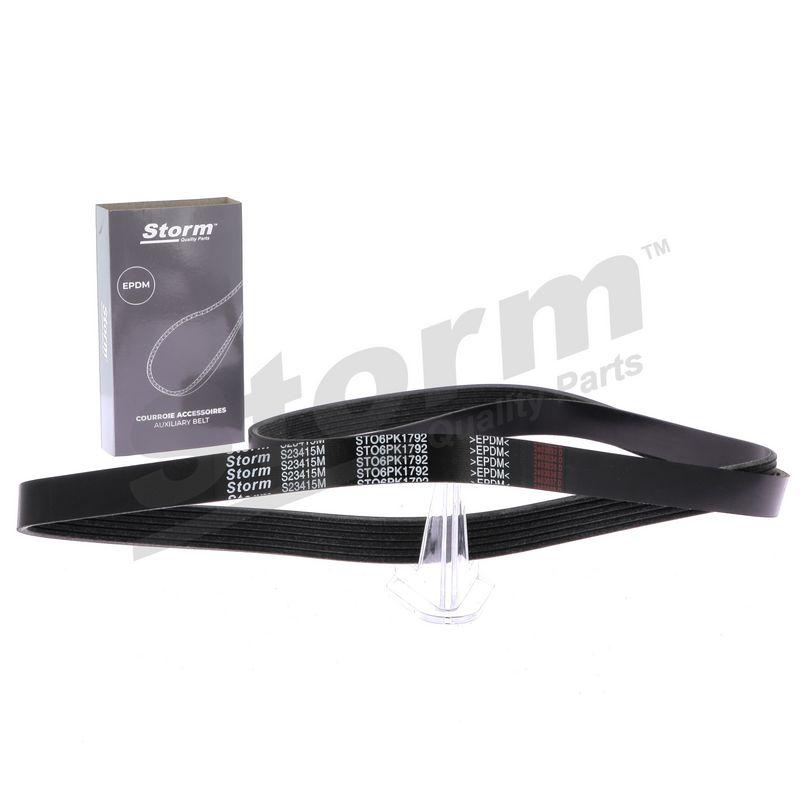 Courroie trapézoïdale à nervures STORM QUALITY PARTS STO6PK1792