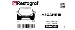 Kit de clip de fixation, carrosserie RESTAGRAF 601000D