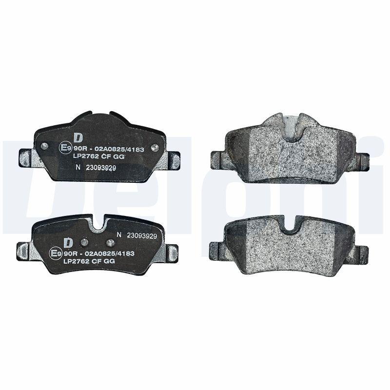 Kit de plaquettes de frein, frein à disque DELPHI LP2762