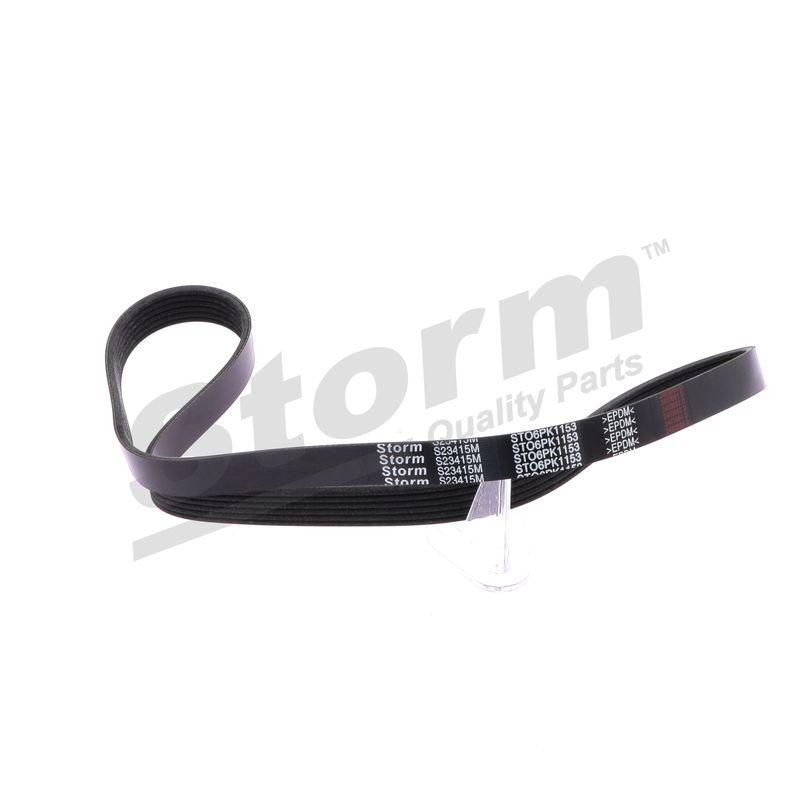 Courroie trapézoïdale à nervures STORM QUALITY PARTS STO6PK1153