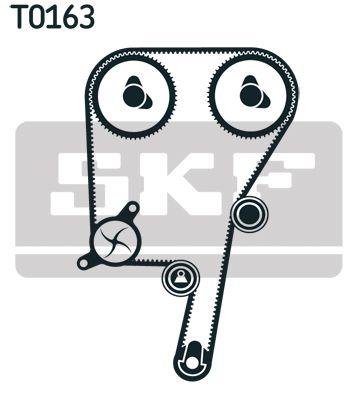Pompe à eau + kit de courroie crantée SKF VKMC 06604