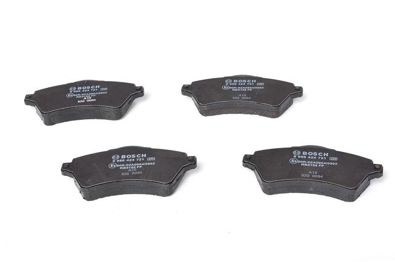 Kit de plaquettes de frein, frein à disque BOSCH 0986424721